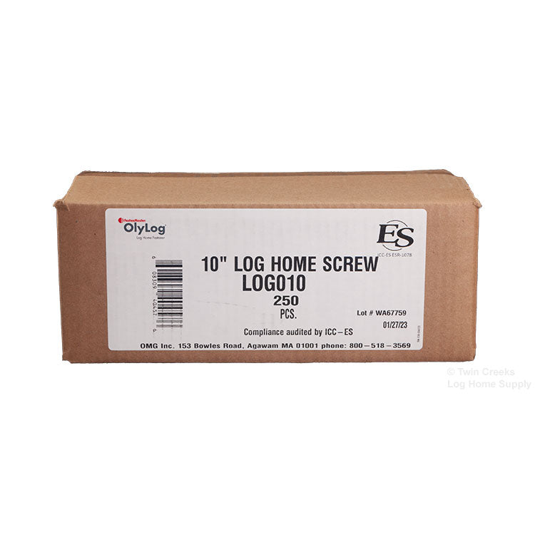 Fastenmaster OlyLog Log Home Screws - Box (250) 10" Screws